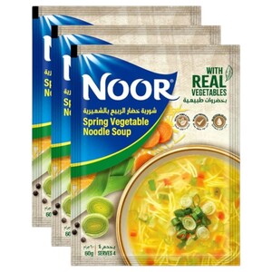 Noor Spring Vegetable Noodle Soup 60G 2 + 1 Free