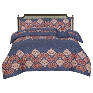 Kassino Bedsheet Flat Double 3 Pieces Set 210 X 240Cm