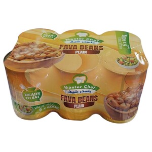 Master Chef Fava Beans Plain 400G X6