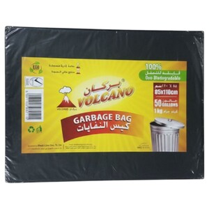Volcano Garbage Bag Roll 85 X 110 Cm 50 Gallon 40 Pieces