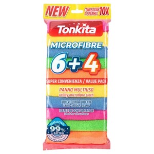 Tonkita Microfibre Clothe 6+4 Pieces