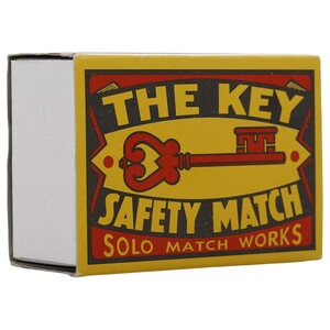 Solo The Key Safety Matches Household