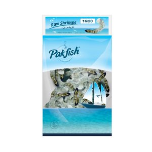 Pakfish Raw & Peeled Shrimps Jumbo 16/20 1Kg