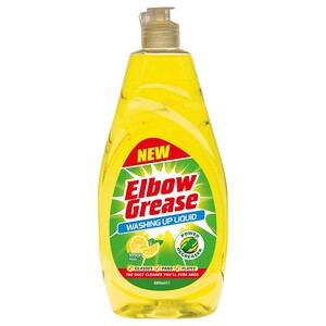 Elbow Grease Washing Up Liquid Lemon Fresh 600Ml