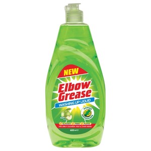 Elbow Grease Washing Up Liquid Apple Fresh 600Ml