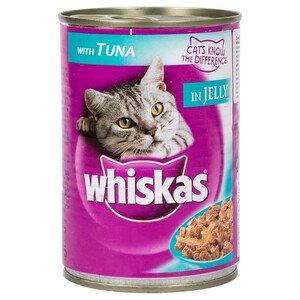 Whiskas Cat Food Adult Tin In Jelly Tuna 400G