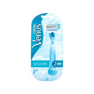 Gillette Venus Smooth Razor Handle + Razor Blade Refills X 2