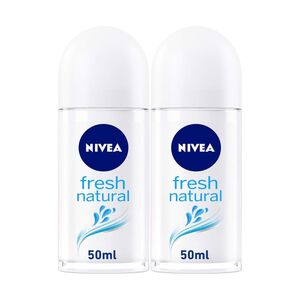 Nivea Fresh Natural Deodorant Roll-On For Women 50 Ml X 2 Pcs