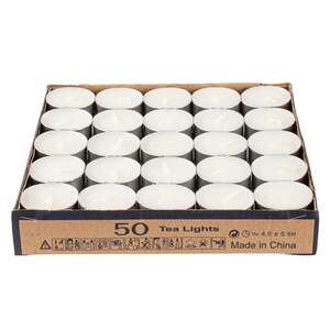 Pmt Tealight Candles 50 Pcs