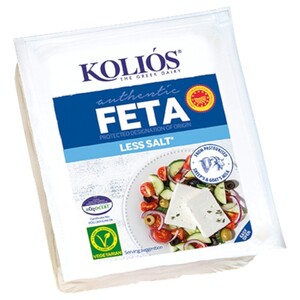 Kolios Authentic Feta Cheese Less Salt 150G