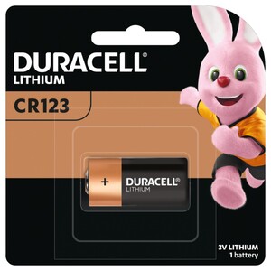 Duracell Battery Lithium Speciality Cr123