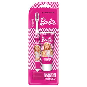 Naturaverde Oral Care Set Toothbrush & Toothpaste Barbie 25Ml