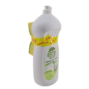 Cedre Vert Dishwashing Liquid Pine 1.5L With Sponge