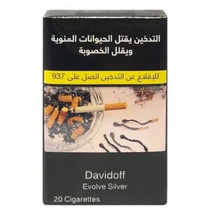Davidoff Cigarettes Evolve Silver 20 Pieces