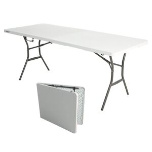 Kenco Fold In Half Table White 6 Feet