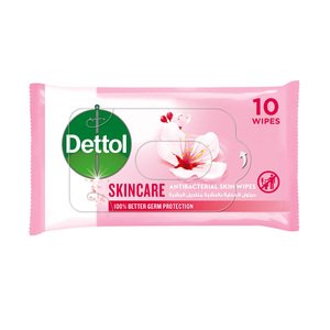 Dettol Wet Wipes Skincare 10Pcs