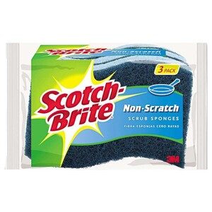 Scotch Brite Scrub Sponge Multi Purpose 3 Pieces