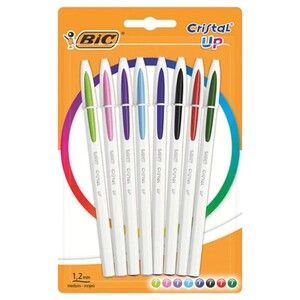 Bic Pen Cristal Up Assorted 8 Pieces