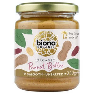 Biona Peanut Butter Smooth Organic 250G