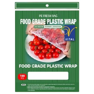 Vital Pr Fresh Food Grade Plastic Wrap 100 Pieces