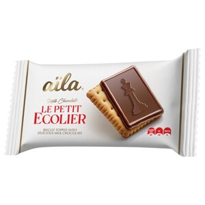 Aïla Le Petit Ecolier Biscuit Topped With Milk Chocolate 20G