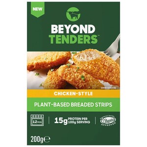 Beyond Meat Frozen Tenders Chicken-Style, Plant-Based Breaded Strips 200G