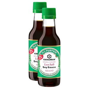 Kikkoman Soy Sauce Less Salt 150Ml
