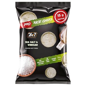 24/7 Pro Rice Chips Sea Salt & Vinegar 60G