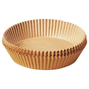 Vital Air Fryer Round Paper Liners 6.3In X 1.77In 50 Pieces