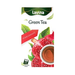 Lavina Green Tea Pomegranate 25 Bags