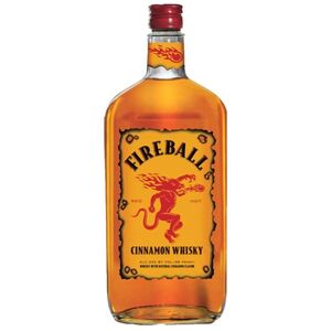 Fireball Red Hot Cinnamon & Whisky Flavoured Liqueur 1L