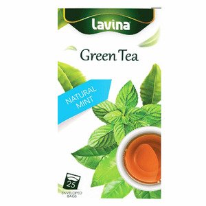 Lavina Green Tea Natural Mint 25 Bags