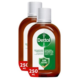Dettol Antibacterial Disinfectant Brown 250Ml X2
