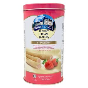 White Castle Luxury Wafer Strawberry 300 Gr