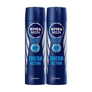 Nivea Fresh Active Men Spray Deodorant 150 Ml Pack Of 2