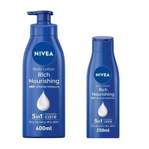 Nivea Nourishing Dry To Very Dry Skin Body Lotion 400 Ml + 250 Ml Price Offer