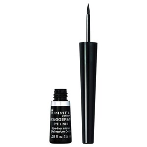 Rimmel Exaggerate Eye Liner Black Liquid 001 2.5Ml