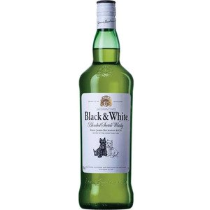 Black & White Blended Scotch Whisky 1L