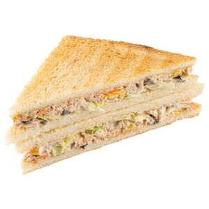 Naked Tuna Club Sandwich