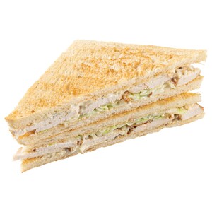 Naked Chicken Caesar Club Sandwich