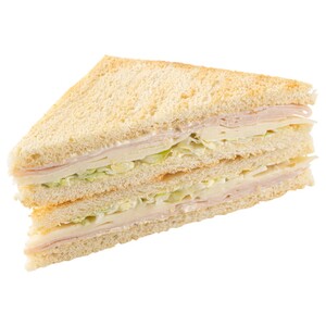 Naked Turkey And Cheese Club Sandwich