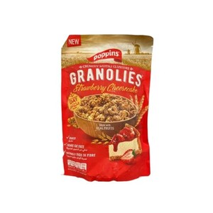 Poppins Crunchy Muesli Clusters Granolies Strawberry Cheesecake 300G