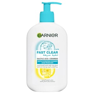 Garnier Fast Clear Gentle Hydrating Cleanser 250Ml