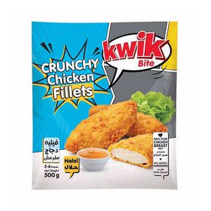 Kwik Bite Frozen Chicken Zinger Crunchy 500G