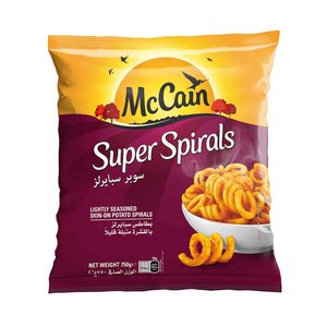 Mccain Frozen Seasoned Spirals Fries 750G