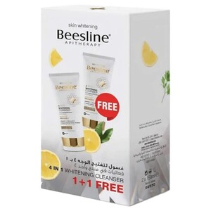 Beesline 4In1 Whitening Cleanser 150Ml 1+1 Free