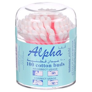 Alpha Cotton Buds 100 Pieces