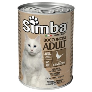 Simba Cat Food Chunkies With Wild Game 415G