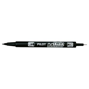 Pilot Twin Marker Black