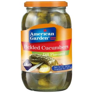 American Garden Pickled Cucumbers Dill Flavored 907G